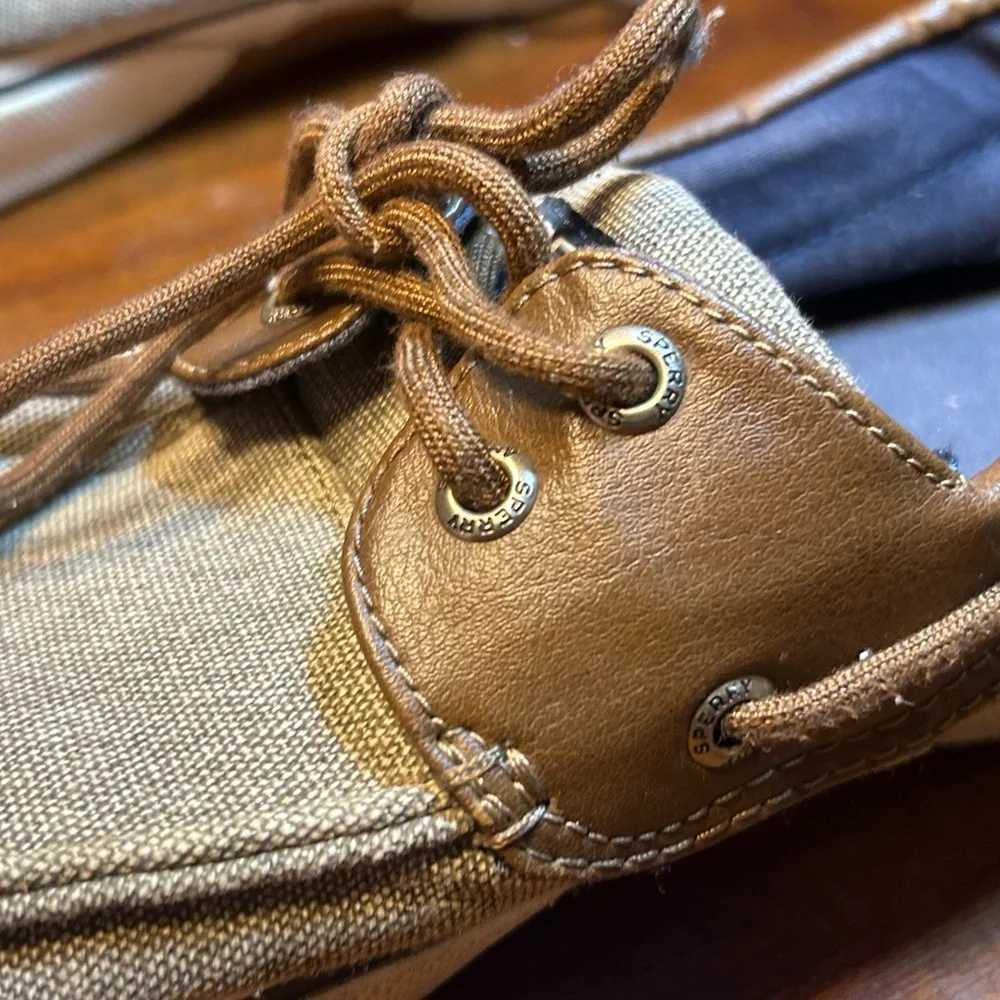 Sperry Men's Brown and Gray Boat Shoes